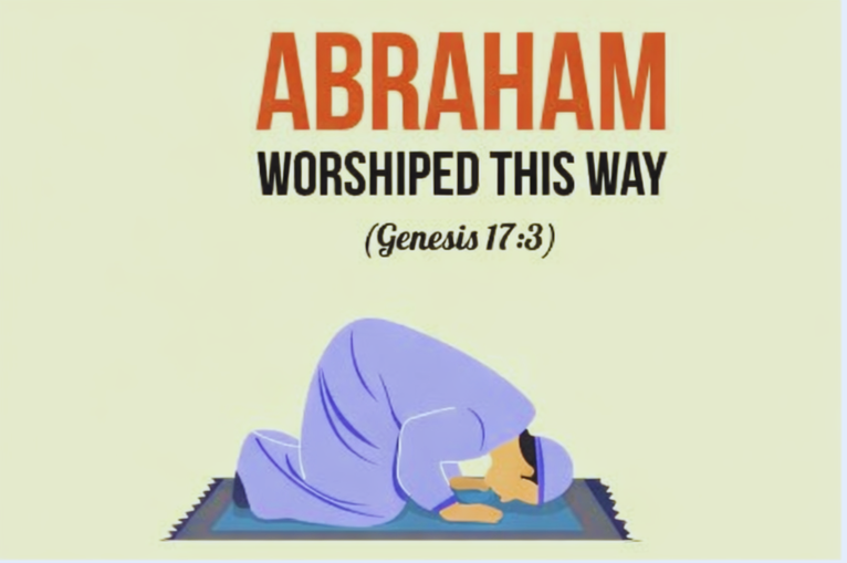 Abraham worship posture